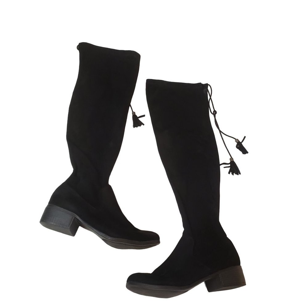 MADDEN Girl Prissley thigh high boots‎ size 8m black